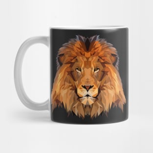 Lion Low Poly Art Mug